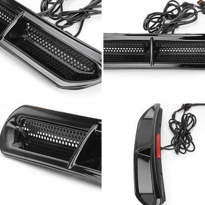 Detail of LED air vent inset light