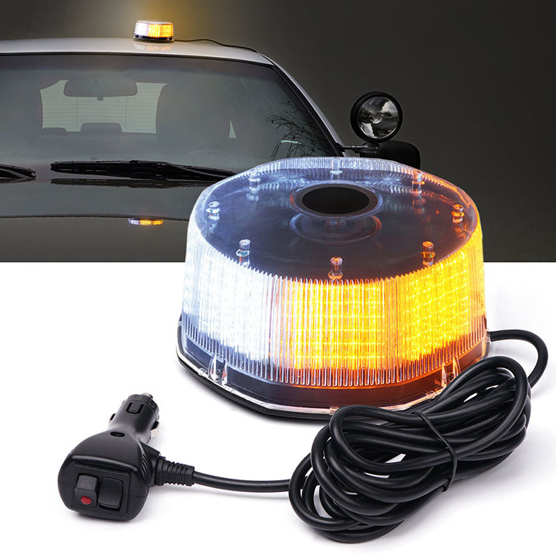 LED Warning Beacon Light with Magnetic Base