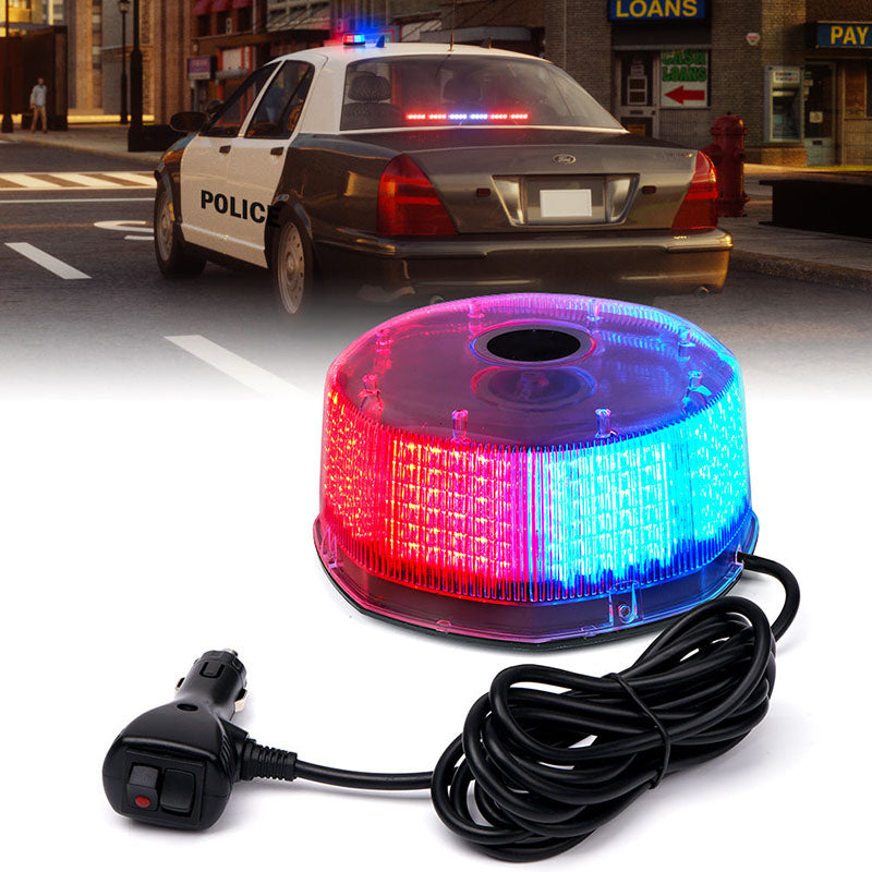 LED Warning Beacon Light with Magnetic Base