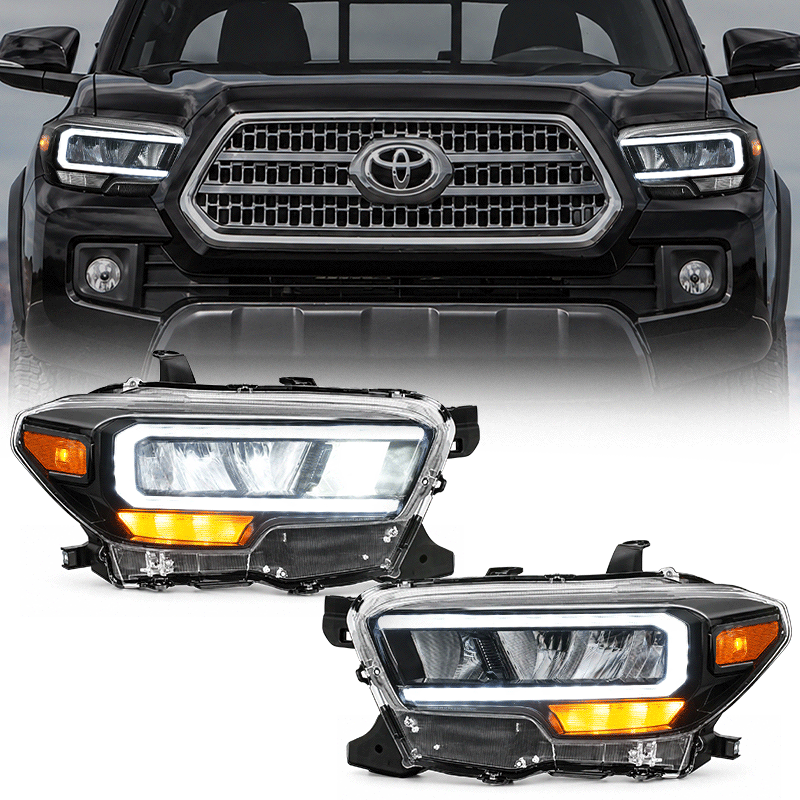 LED Reflector Headlights for 2016–2023 Toyota Tacoma