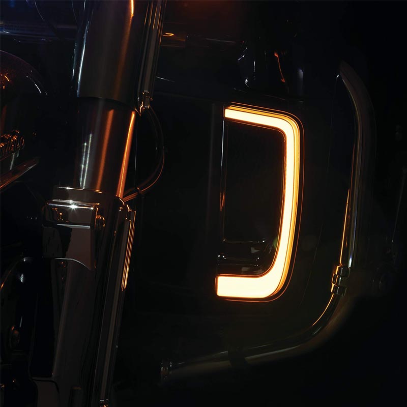 Harley lower fairing turn signal lights