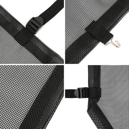 Parasol superior de malla negra para accesorios Bronco de 4 puertas 2021 y posteriores