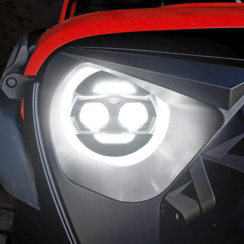 9 inch LED headlight with white DRL and amber turn signals for Jeep Wrangler JL & Gladiator JT