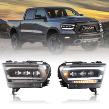 LED Matrix Projector Headlights For Dodge RAM 1500 2019-2025