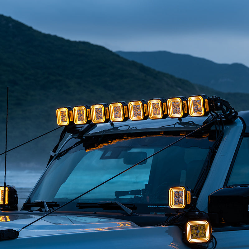 Ford Bronco A Pillar Ditch LED Pod Lights 5 Inch