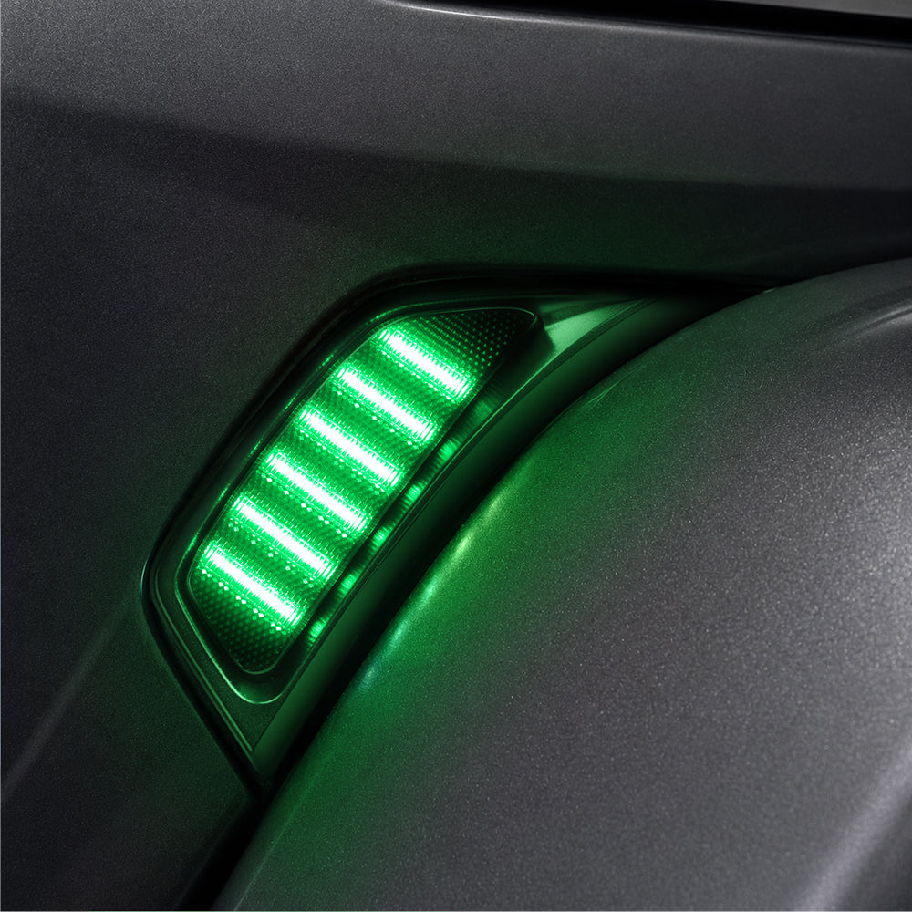 RGB LED Fender Vent Lights for Jeep Wrangler JL Jeep Gladiator JT 2018-2023