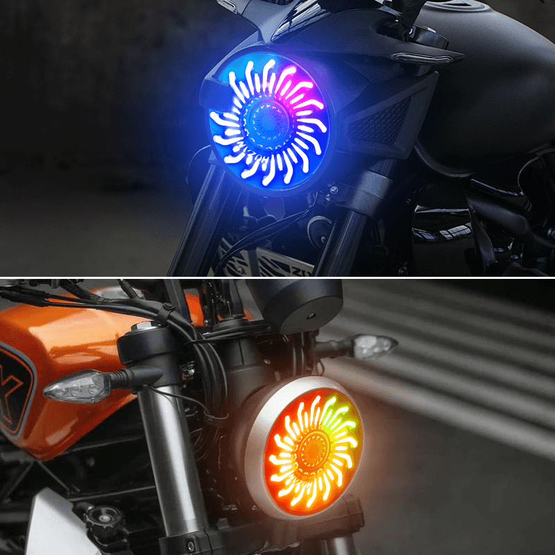 5.75'' RGB LED headlight for Harley Dyna and Sportster