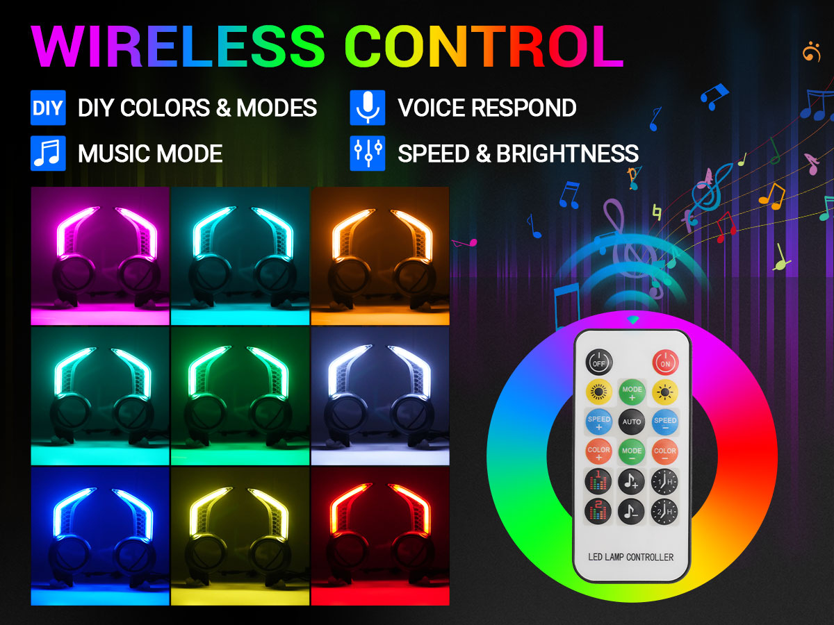 Smart RGBW LED Lighting with Dual Control for 4Runner fog lights