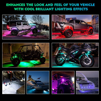 RGB rock lights wide application