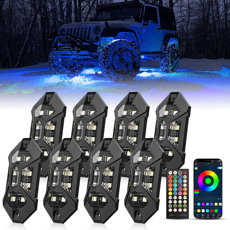 Jeep rgb rock lights