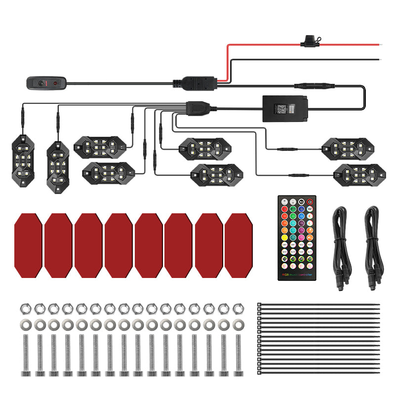 RGB rock lights items