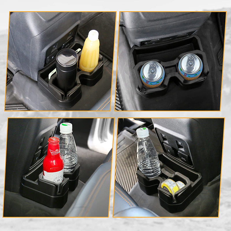 Rear Seat Removable Cup Holder Storage Organizer for 2021-Later Bronco 2/4 Door