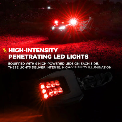 high intensity penetrating led side mirror lights