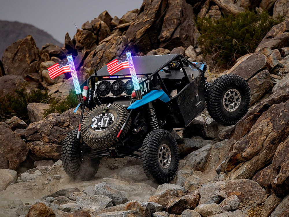 Fly the flag for 2ft whip lights​