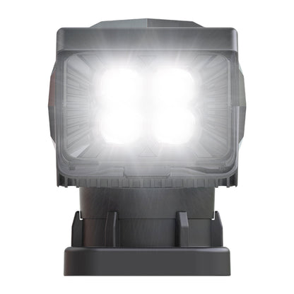 Close-up view of the LED remote search spot light