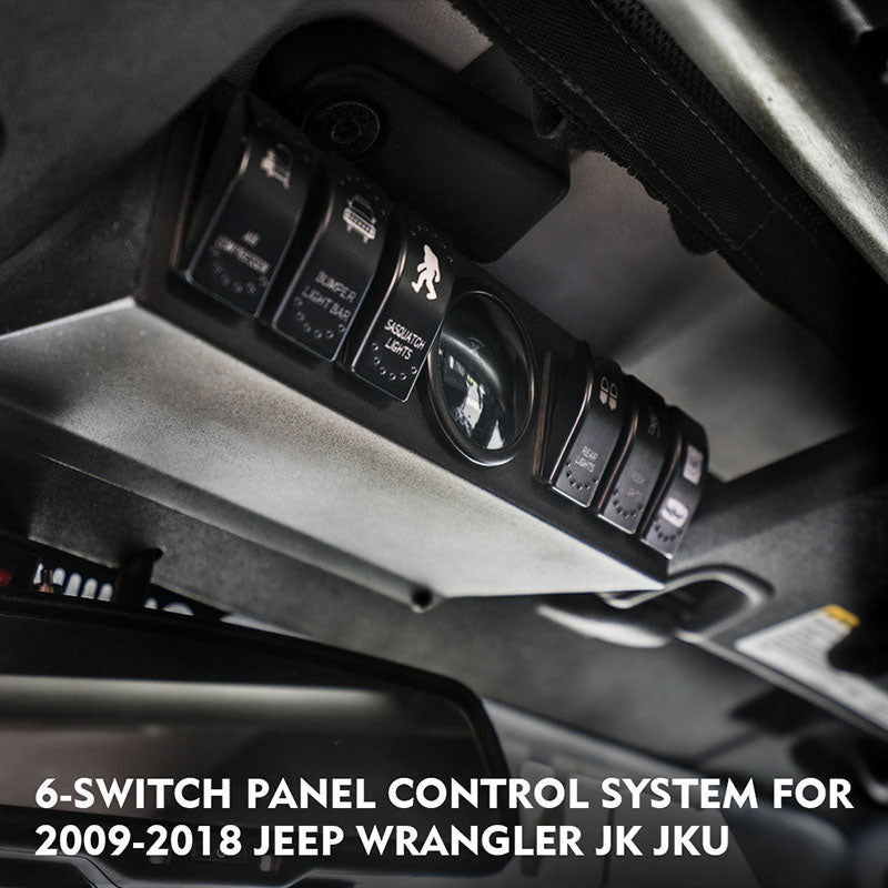 Jeep Wrangler 6 Gang Switch Panel