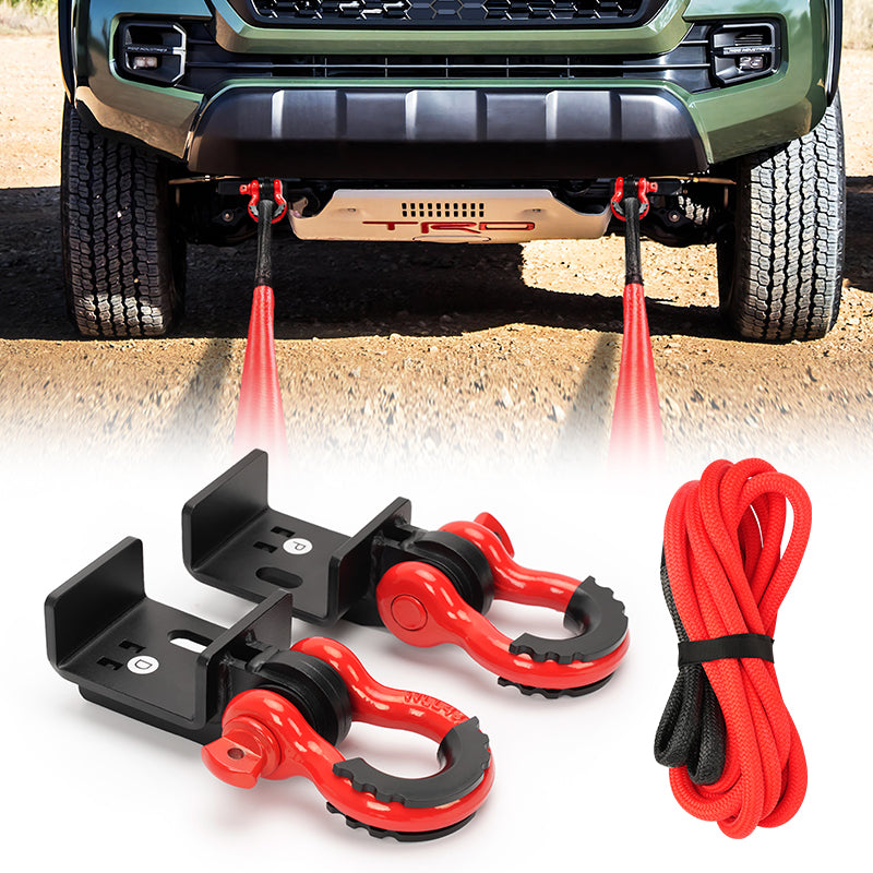 Toyota Tacoma Kinetic Recovery Rope & Demon Tow Hook Bracket