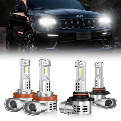 Fit For 2014-2016 Jeep Grand Cherokee H11 9005 LED Headlight Bulbs