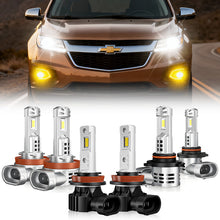 Fit For 2010-2015 Chevrolet Equinox H11 9005 LED Headlight Bulbs & H8 Fog Light Bulbs