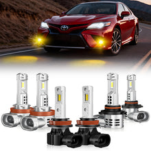 Fit For 2012-2017 Toyota Camry H11 9005 LED Headlight Bulbs & H8 Fog Light Bulbs