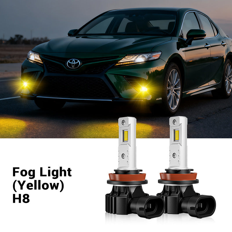 Fit For 2012-2017 Toyota Camry H11 9005 LED Headlight Bulbs & H8 Fog Light Bulbs