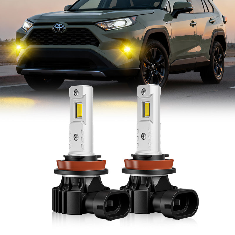 Fit for 2019-2021 Toyota RAV4 H8 H11 LED Fog Light Bulbs