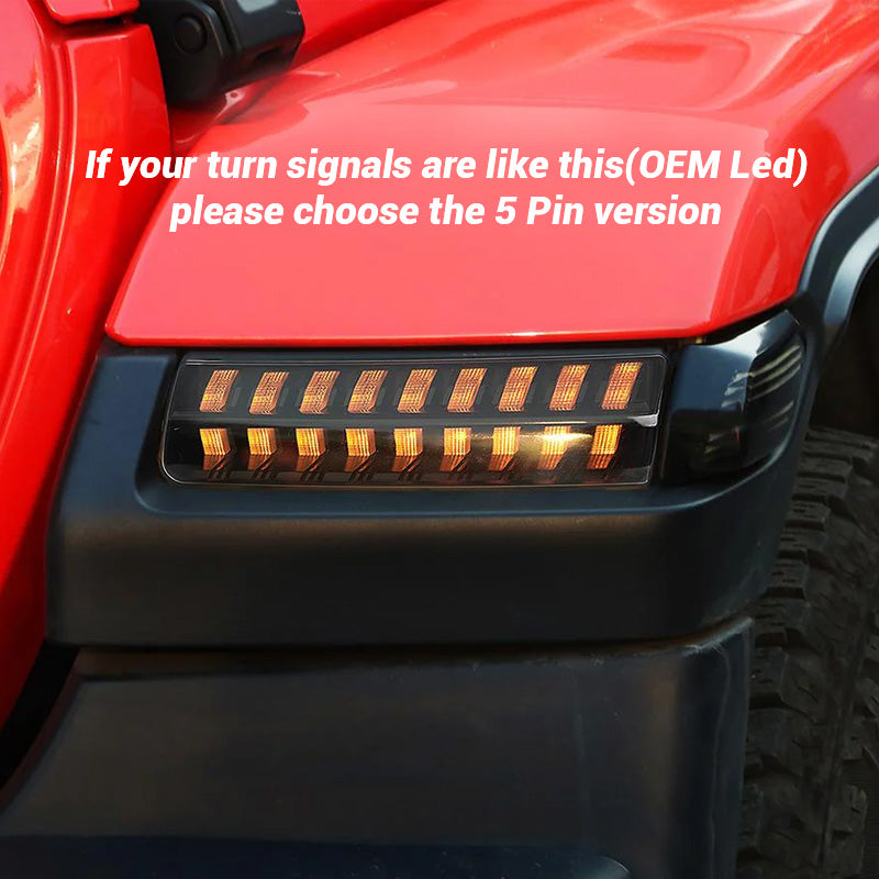 Jeep Wrangler JL & Gladiator JT Sequential Turn Signal Lights & DRL