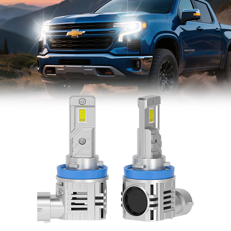 Fit For 2019-2025 Silverado 1500 H11/H8 LED Headlight Bulbs