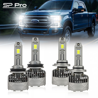 130W 13000LM 9005 H8 LED Headlight  Bulbs For 2020-2025 Ford F350 Super Duty | SP Pro Series