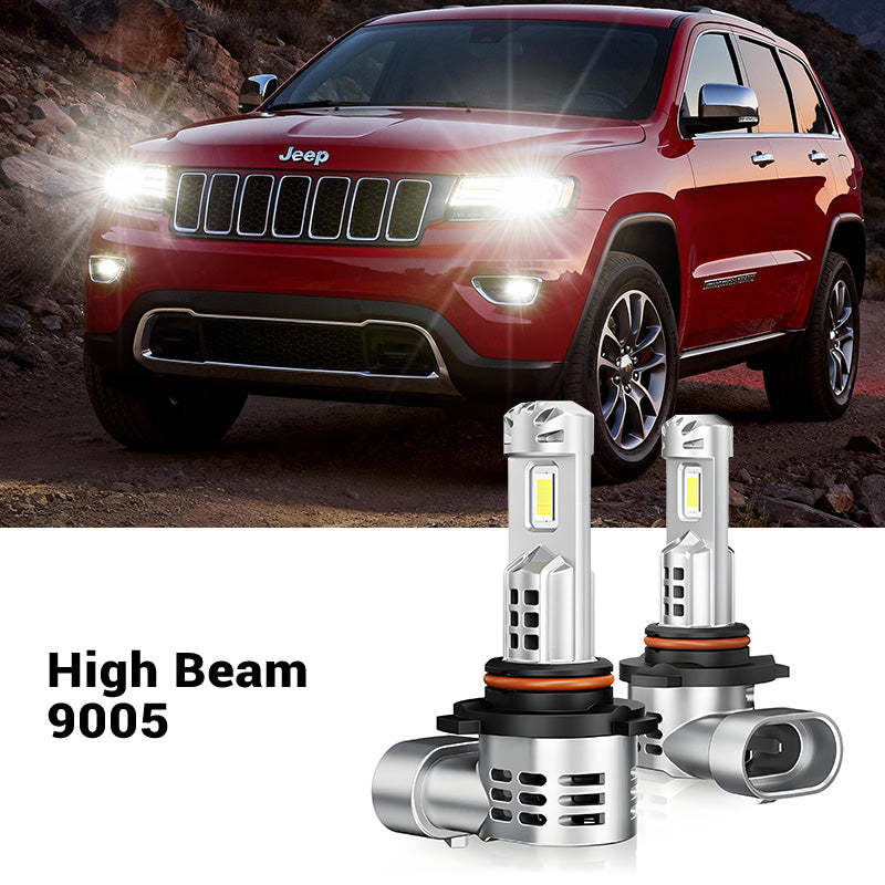 Fit For 2014-2016 Jeep Grand Cherokee H11 9005 LED Headlight Bulbs