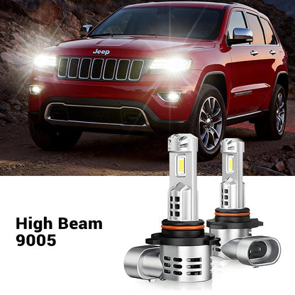 Fit For 2014-2016 Jeep Grand Cherokee H11 9005 LED Headlight Bulbs