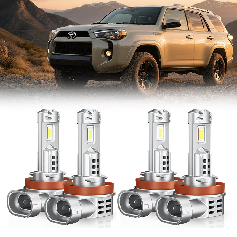 Bombillas LED para faros delanteros H8 H11 H16 con bombillas antiniebla para Toyota Tacoma 2016 y posteriores