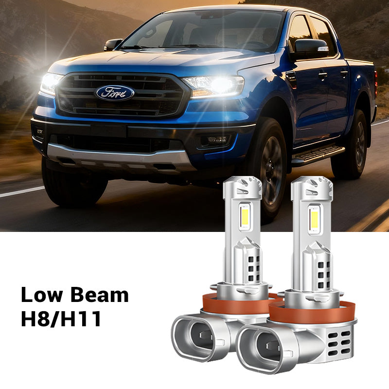 Fit For 2019-2023 Ford Ranger H11 9005 LED Headlight Bulbs Cool White