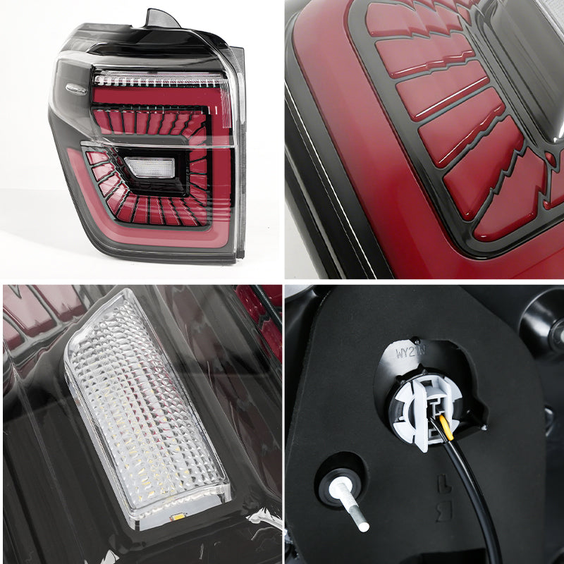 Sequential LED Tail Lights Assembly for 2010-2024 Toyota 4Runner