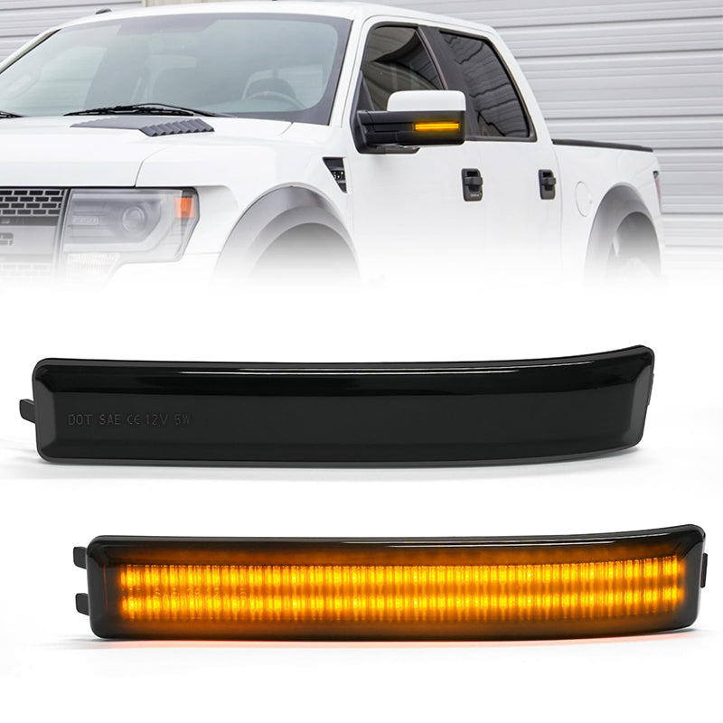 Side Mirror Sequential LED Turn Signal Lights for 2009-2014 Ford F150