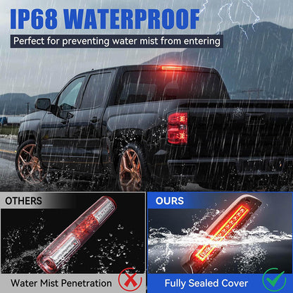 1500 2500HD 3500HD LED 3rd Brake Lights for 2014-2018 Chevy Silverado