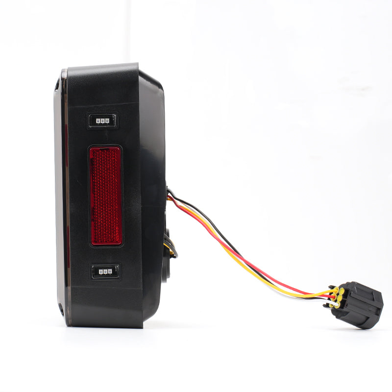 Smoked LED Tail Lights for Jeep Wrangler JK with High Visibility and Waterproof Design