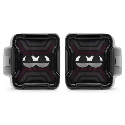 Smoked LED Tail Lights for Jeep Wrangler JL JLU with High Visibility and Waterproof Design