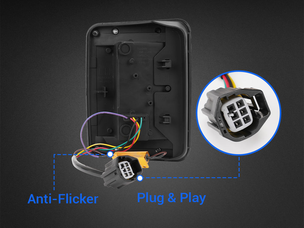 Plug and Play Jeep JK Tail Lights