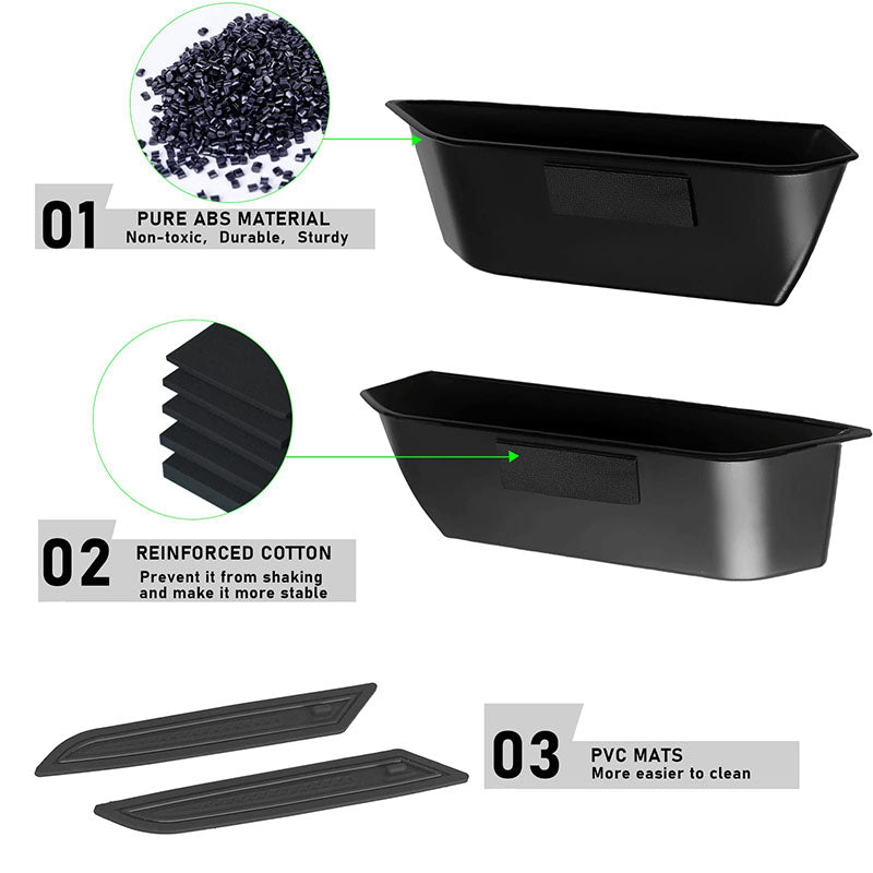 Front Door Handle Interior Storage Box for 2021-Later Ford Bronco