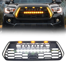 Toyota Tacoma TRD Pro Front Grille with turn signal lights and DRL lights and LED light bar