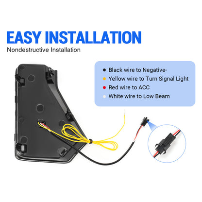 2024–2026 Tacoma Fang Lights with White DRL & Amber Sequential Signals