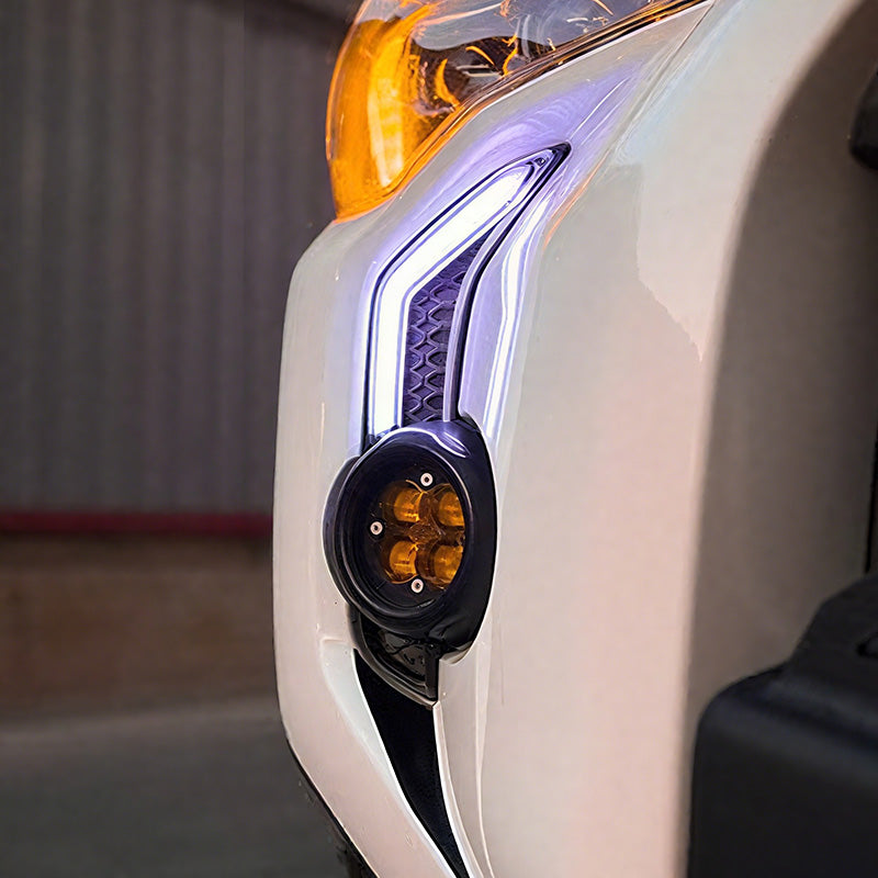 Easy Installation RDB Fog Light Bezel for Toyota 4Runner 2014-2024, Perfect Fit OEM Replacement