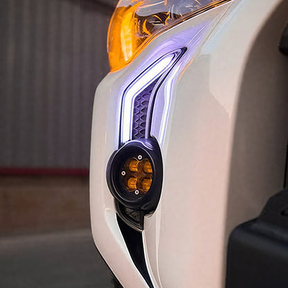 Easy Installation RDB Fog Light Bezel for Toyota 4Runner 2014-2024, Perfect Fit OEM Replacement