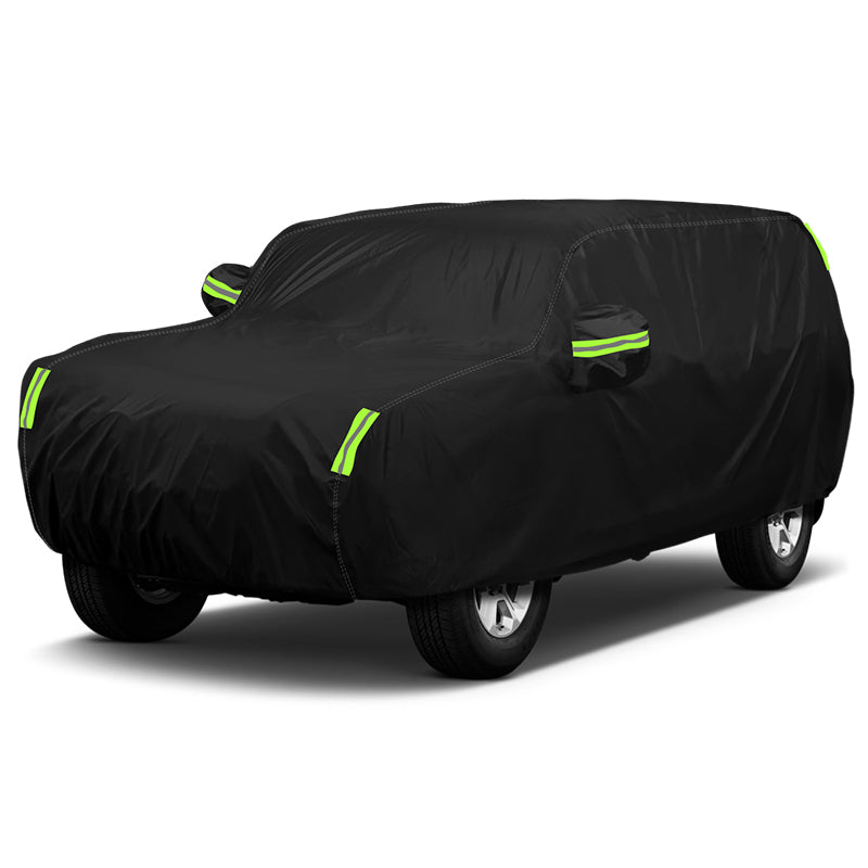 4Runner car cover with Green Reflective Strips