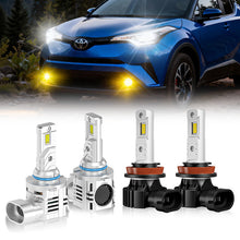 Fit For 2018-2019 Toyota C-HR 9012 LED Headlight Bulbs & H8 Fog Light Bulbs