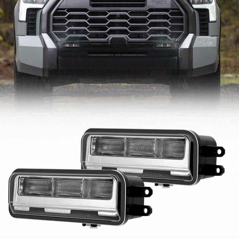Toyota tundra bumper fog lights with turn signal