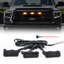 3 luces de rejilla con color ámbar para Tundra TRD Pro 2018-2021