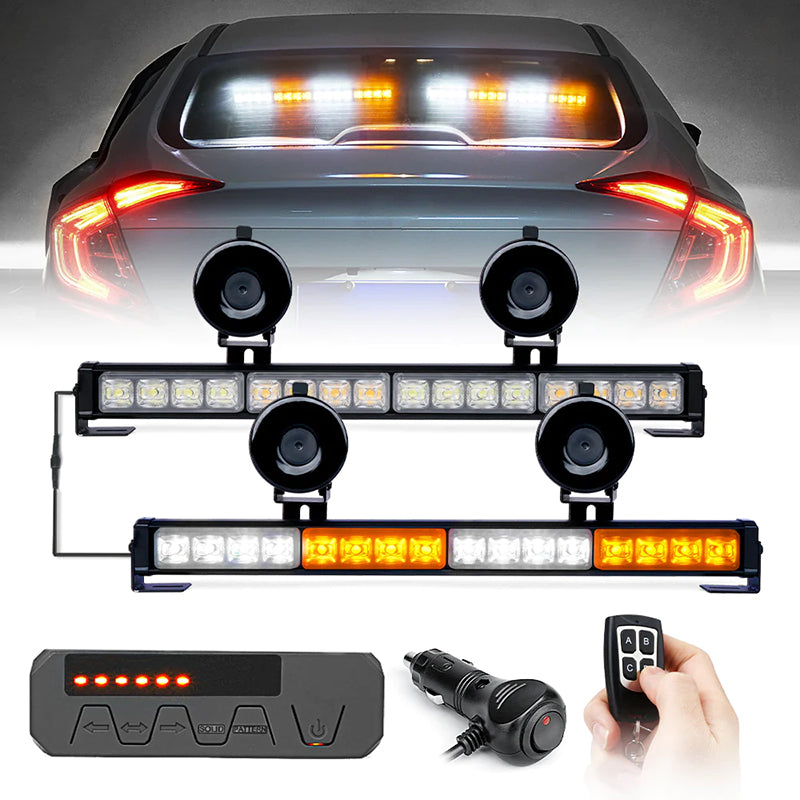 17" Dual LED Directional Traffic Advisor Light Bars