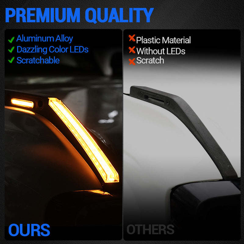 RGB-W Trail Marker Lights for 2021-2026 Ford Bronco | Aluminum Material
